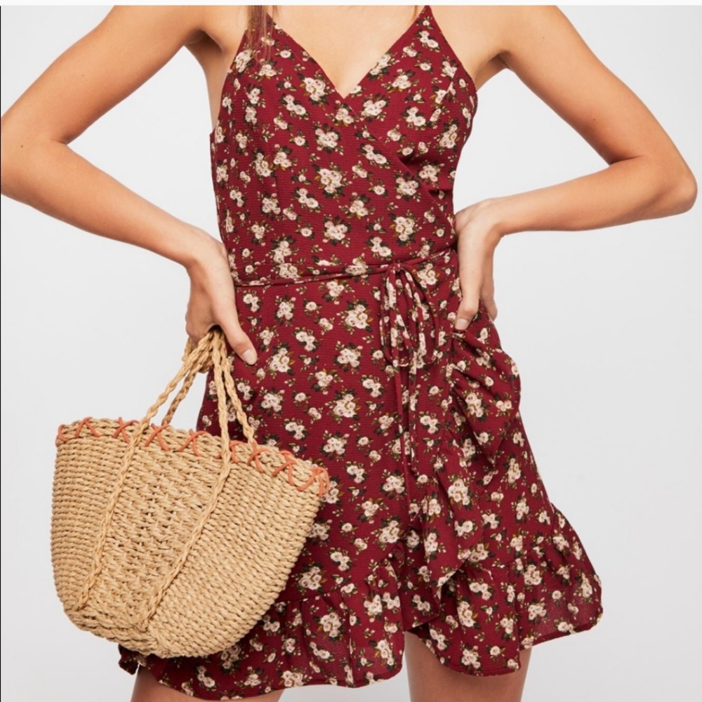 Free People Mini Wrap Dress